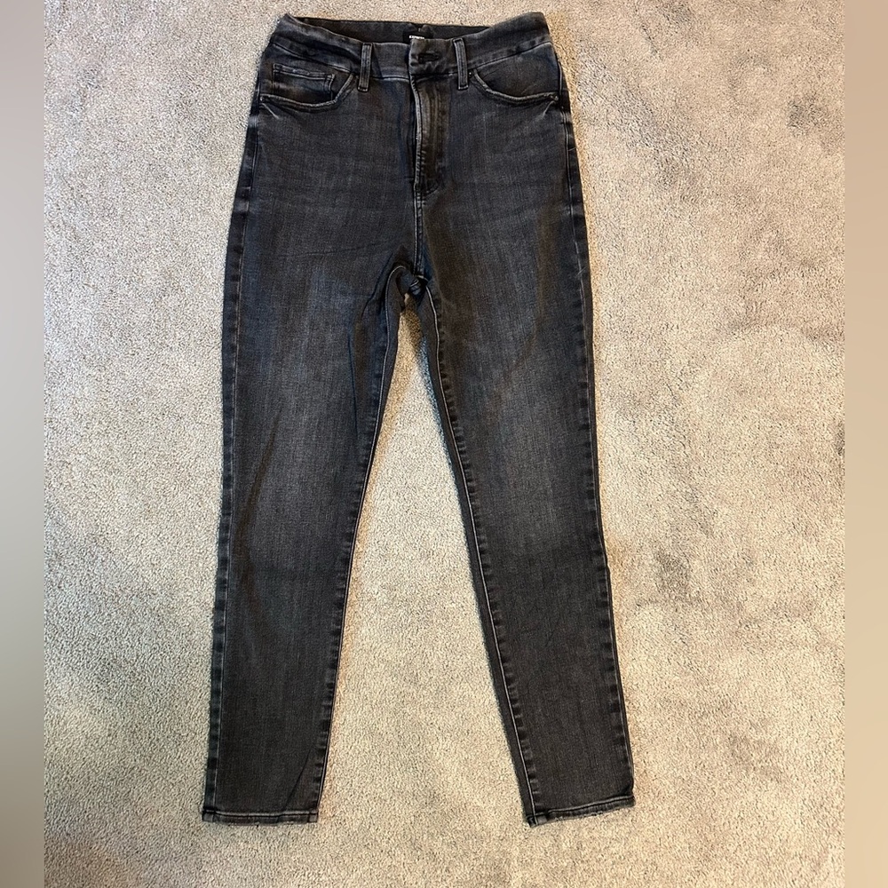 Express Women's Skinny Jeans in Dark Gray Wash